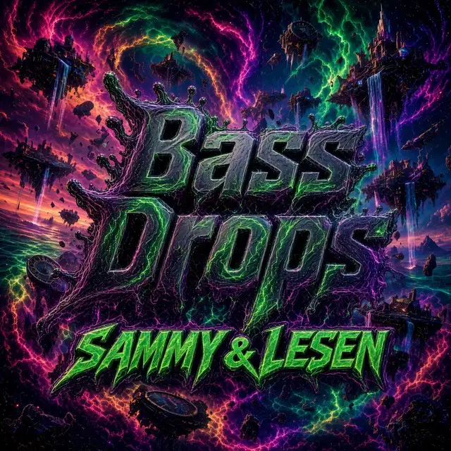 Bass Drops by SAMMY & LESEN - Hard Techno cover art