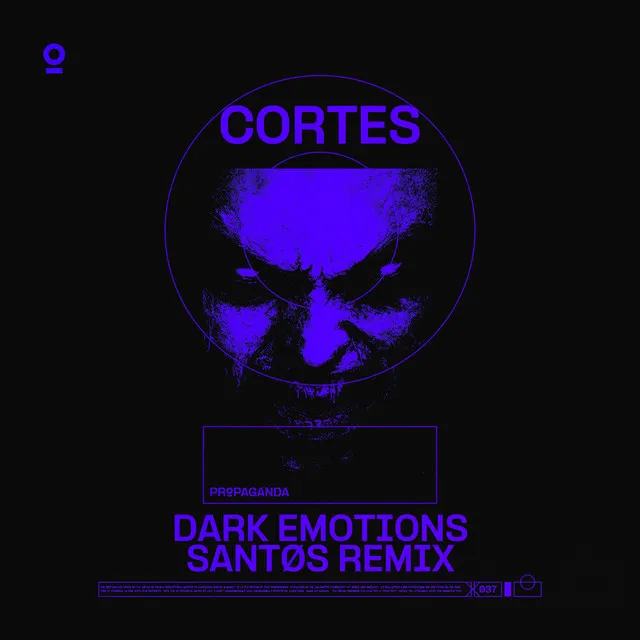 DARK EMOTIONS - SANTØS Remix by SANTØS, CORTES - Hard Techno cover art
