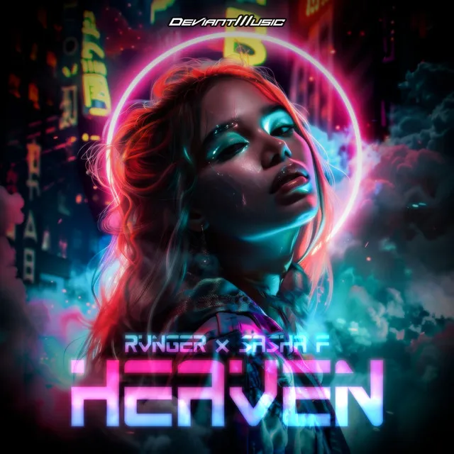 HEAVEN by Sasha F, RVNGER - Hardstyle cover art