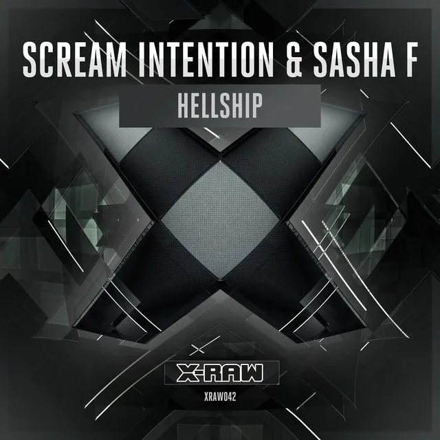 Hellship by Sasha F, Scream Intention - Hardstyle cover art