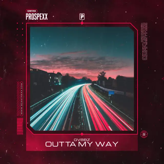 Outta My Way by Scantraxx, GVBBZ - Hardstyle cover art
