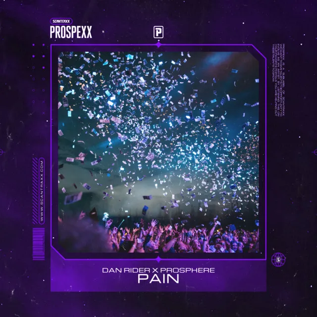 Pain by Scantraxx, Dan-Rider, Prosphere - Hardstyle cover art