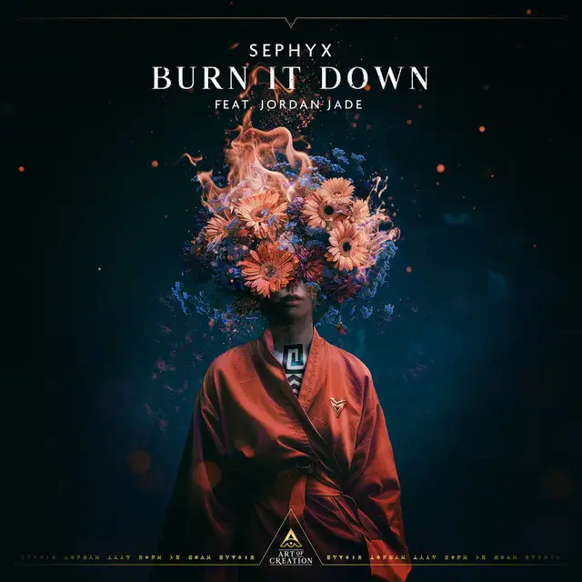 Burn It Down by Sephyx, Jordan Jade - Hardstyle cover art
