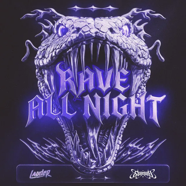 Rave All Night by Sghenny, LAUDER - Frenchcore cover art