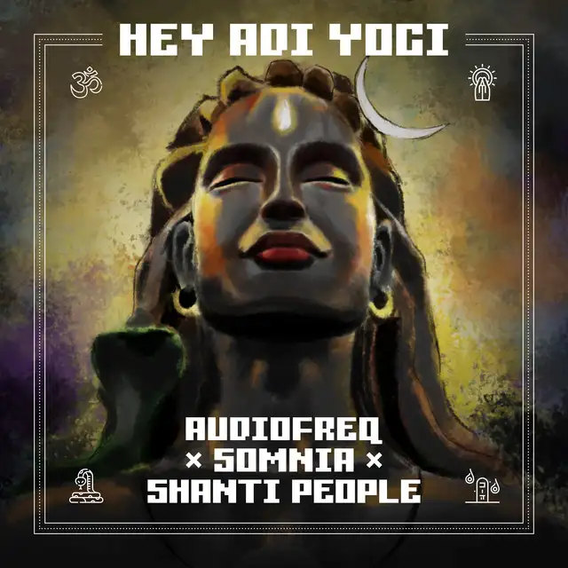 Hey Adi Yogi - Hard Edit by Shanti People, Audiofreq, Somnia - Hardstyle cover art
