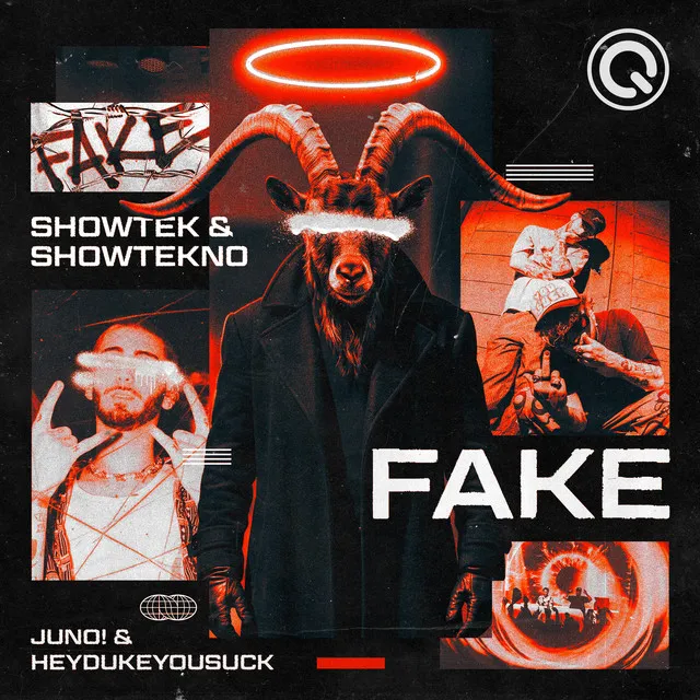 FAKE by Showtek, SHOWTEKNO, heydukeyousuck, JUNO! - Hardstyle cover art