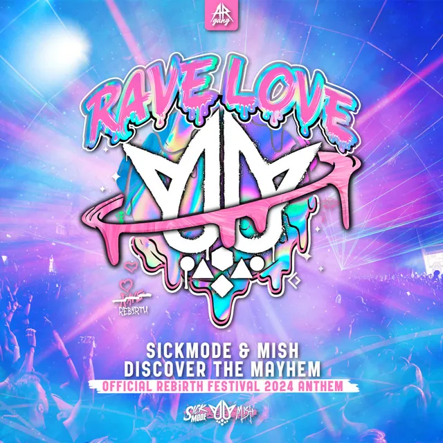 DISCOVER THE MAYHEM (Official REBiRTH Festival 2024 Anthem) by Sickmode, Mish, MC Livid, Mark Vayne - Rawstyle cover art