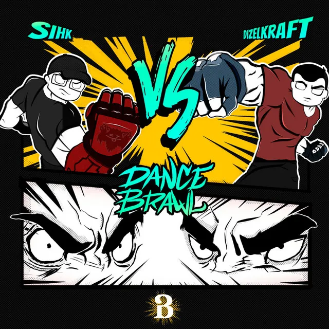 Dance Brawl by Sihk, Dizelkraft - Frenchcore cover art