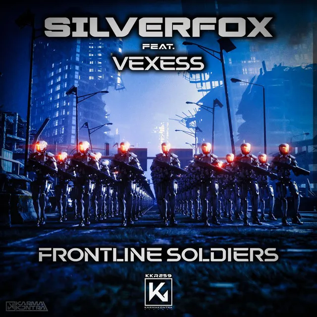 Frontline Soldiers by Silverfox, Vexess - Hardstyle cover art
