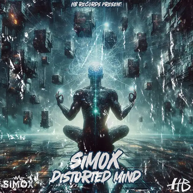 Distorted Mind by Simox - Hardstyle cover art