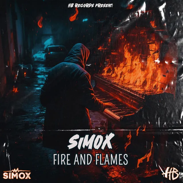 Fire and Flames by Simox - Hardstyle cover art