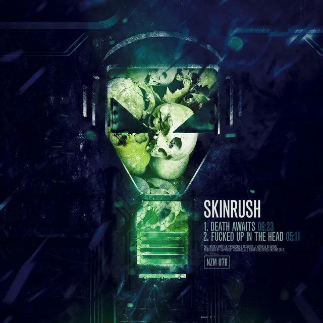 Fucked Up in the Head by Skinrush - Hardcore cover art