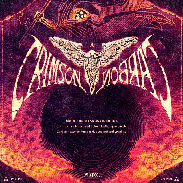 Crimson & Carbon by Sköne, Protokseed, silence. - Frenchcore cover art