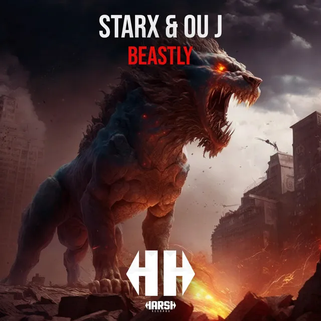 Beastly by STARX, OU J, Sedutchion - Hardstyle cover art