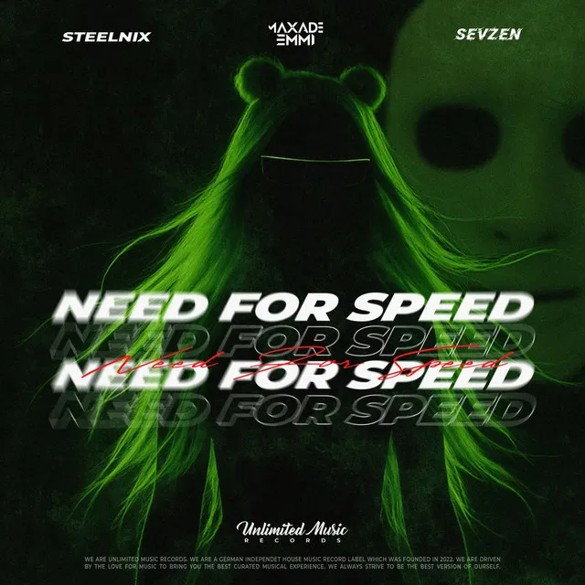 Need For Speed by SteelniX, MAXADE EMMI, Sevzen - Happy Hardcore cover art