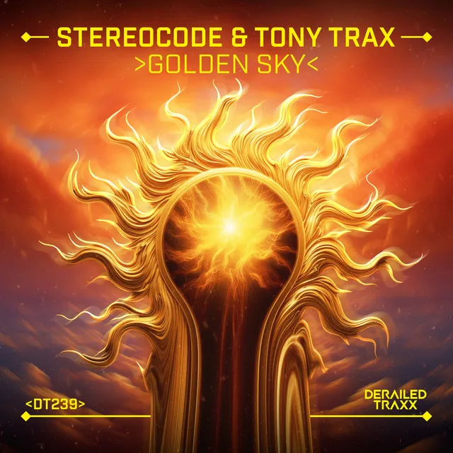 Golden Sky by Stereocode, Tony Trax - Hardstyle cover art