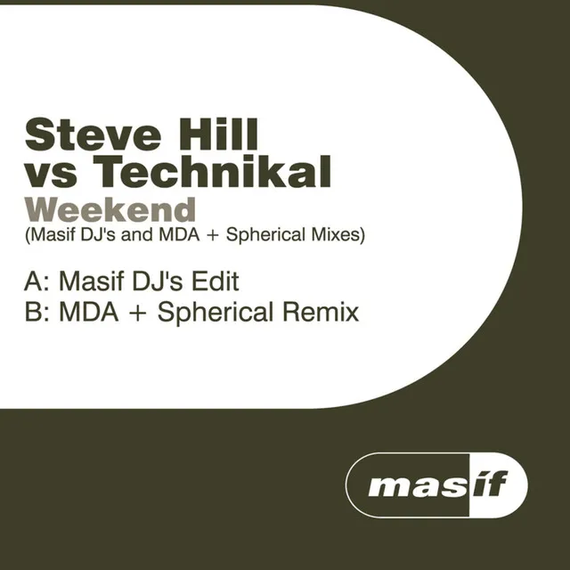 Weekend (Party Time) [MDA & Spherical Mix] by Steve Hill, MDA & Spherical, Technkal - Hardstyle cover art