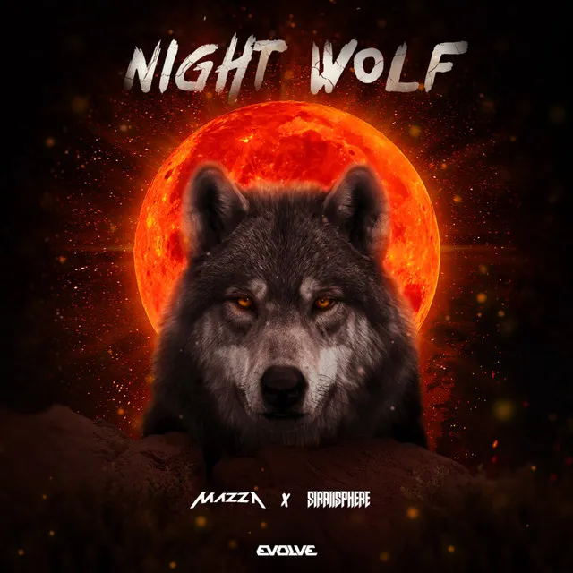 NIGHT WOLF by Stratisphere, DJ MAZZA, Teal - Hardstyle cover art