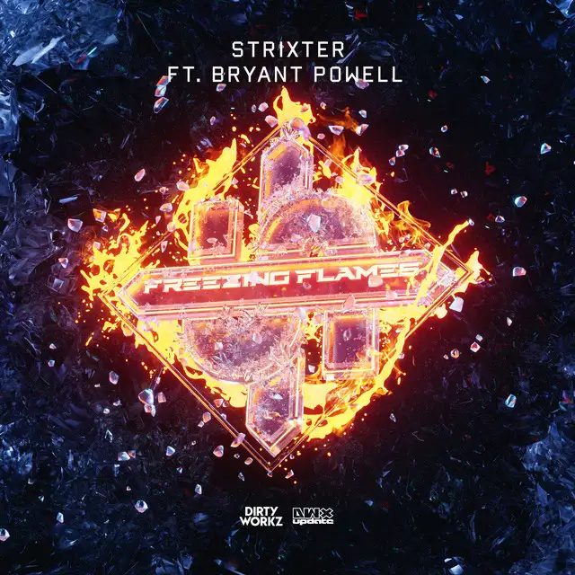Freezing Flames by Strixter, Bryant Powell - Hardstyle cover art