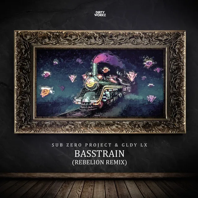 Basstrain - Rebelion Remix by Sub Zero Project, Rebelion, GLDY LX - Hardstyle cover art