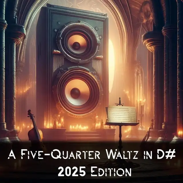 A Five-Quarter Waltz in D# (2025 Edition) by Sunhiausa, Kaevohia - Frenchcore cover art