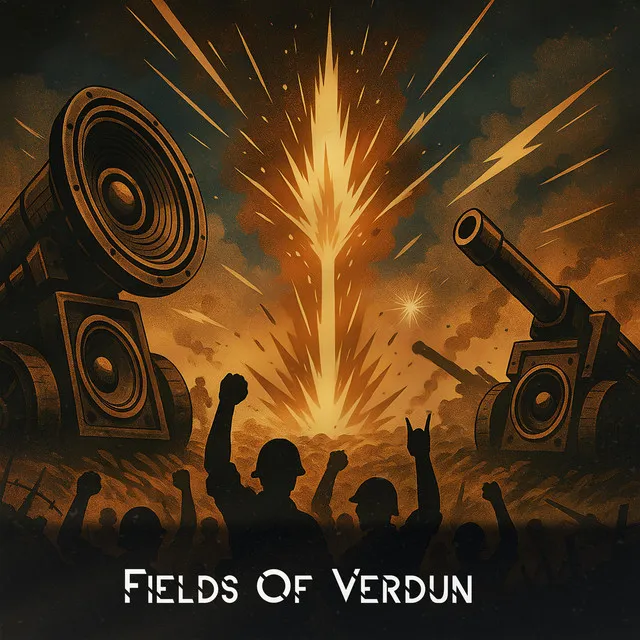 Fields Of Verdun - Sunhiausa Remix by Sunhiausa, Mystic Covers - Frenchcore cover art