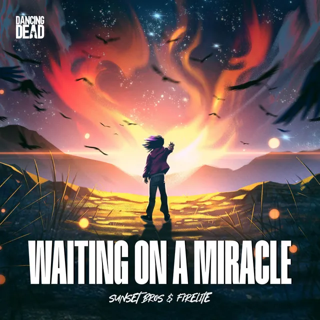 Waiting On A Miracle by Sunset Bros, Firelite - Euphoric Hardstyle cover art