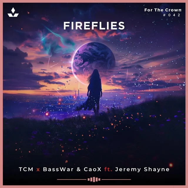 Fireflies by TCM, BassWar & CaoX, Jeremy Shayne - Euphoric Hardstyle cover art