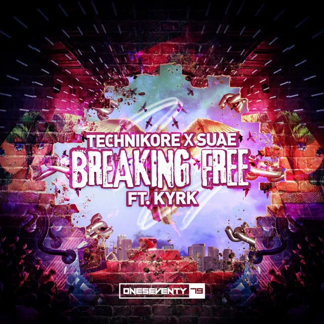 Breaking Free by Technikore, Suae, KYRK - Happy Hardcore cover art
