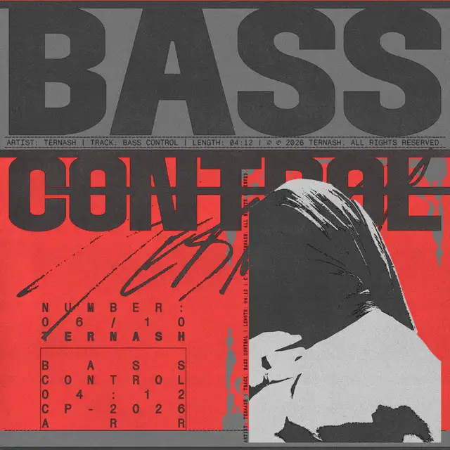 BASS CONTROL by Ternash - Hard Techno cover art