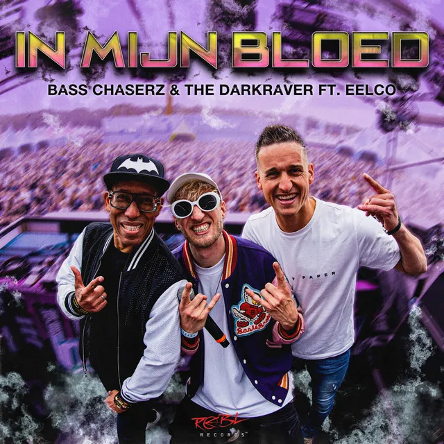 In Mijn Bloed (feat. Eelco) by The Darkraver, Bass Chaserz, Eelco - Hardstyle cover art