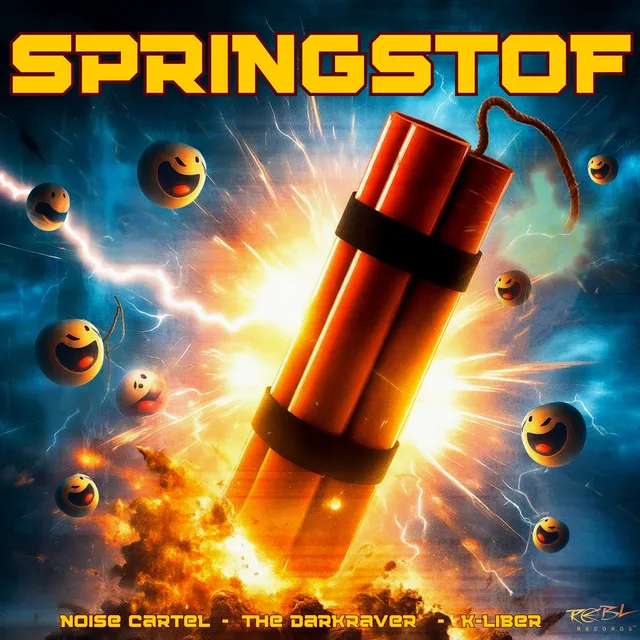 Springstof by The Darkraver, K-Liber, Noise Cartel - Hardcore cover art