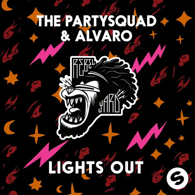 Lights Out by The Partysquad, Alvaro - Hardstyle cover art