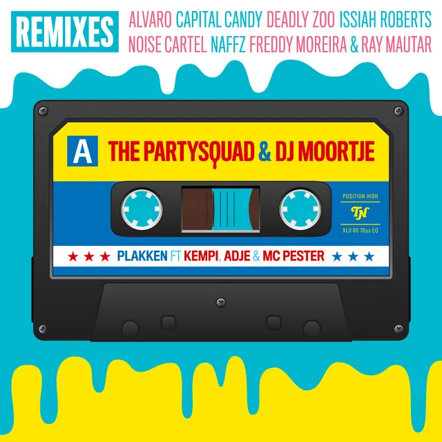 Plakken - Deadly Zoo Remix by The Partysquad, Kempi, Adje, Deadly Zoo, DJ Moortje, MC Pester - Hardstyle cover art