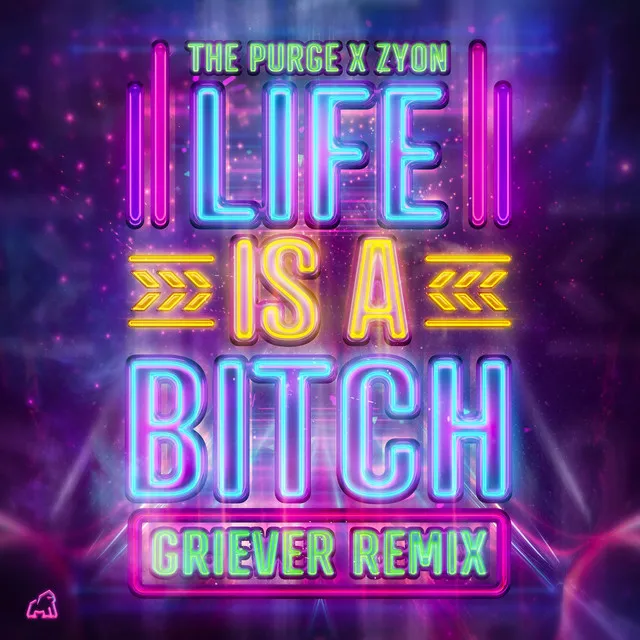 LIFE IS A BITCH - Griever Remix by The Purge, Griever, Zyon - Hardstyle cover art