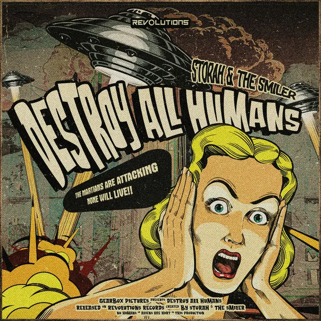 Destroy All Humans by The Smiler, Storah - Hardstyle cover art