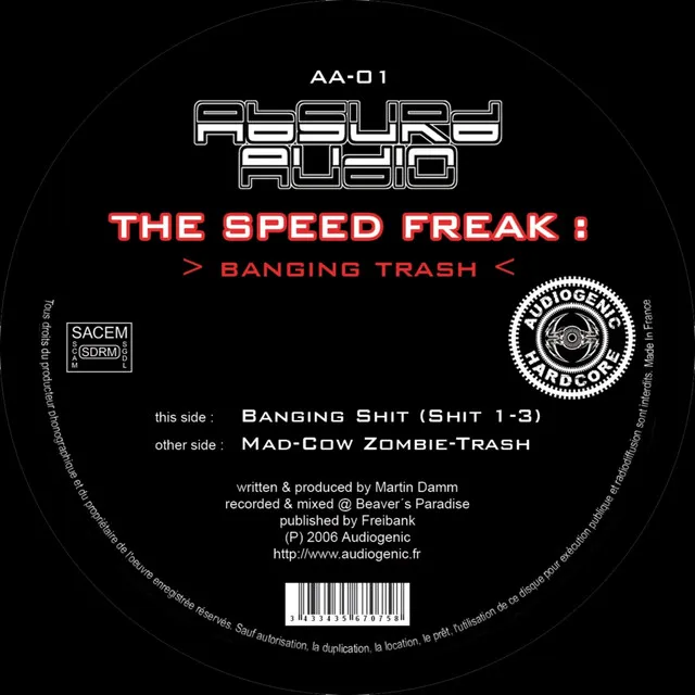 Mad Cow Zombie Trash by The Speed Freak - Frenchcore cover art