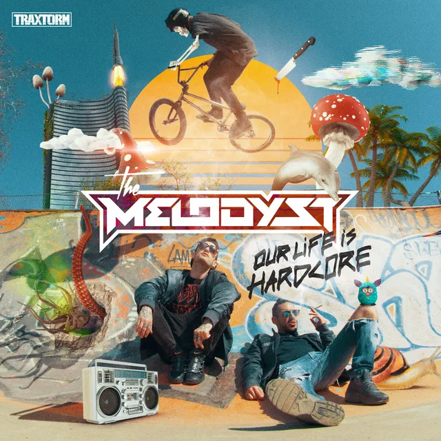 Boozy ass by The Stunned Guys, The Melodyst - Hardcore cover art
