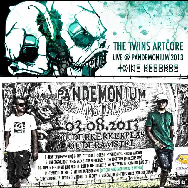 The Lost Tribe - Live by The Twins Artcore - Hardcore cover art