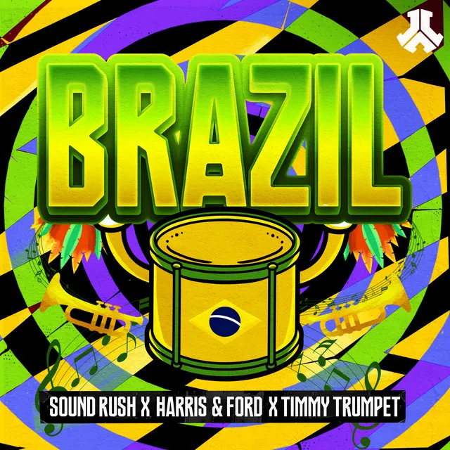 Brazil by Timmy Trumpet, Harris & Ford, Sound Rush - Hardstyle cover art