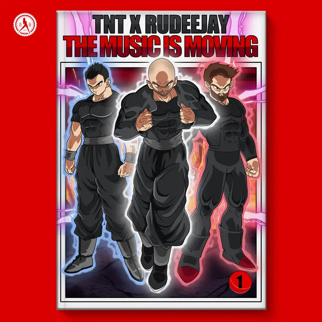 The Music Is Moving by TNT, Technoboy, Tuneboy, Rudeejay - Hardstyle cover art