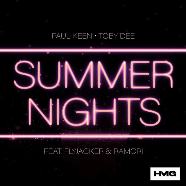 Summer Nights (feat. Flyjacker & Ramori) by Toby DEE, Paul Keen, Flyjacker, Ramori - Hardstyle cover art