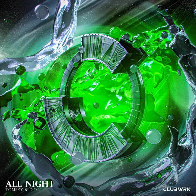 All Night by Tomsky, D.O.N - Hardstyle cover art