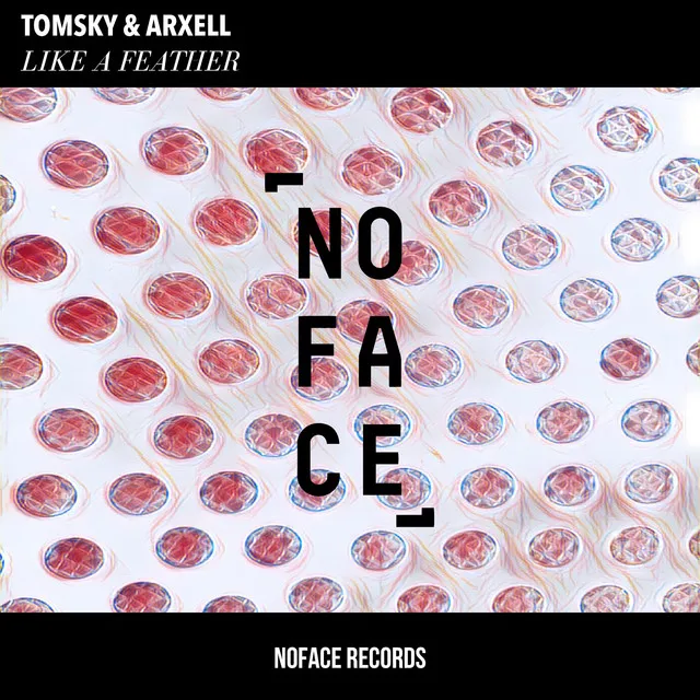 Like A Feather by Tomsky, NoFace Records, Arxell - Hardstyle cover art