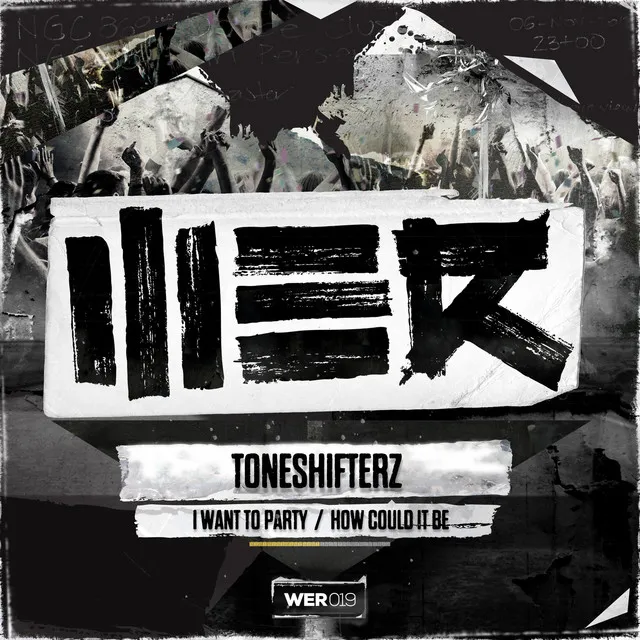 I Want To Party by Toneshifterz - Hardstyle cover art