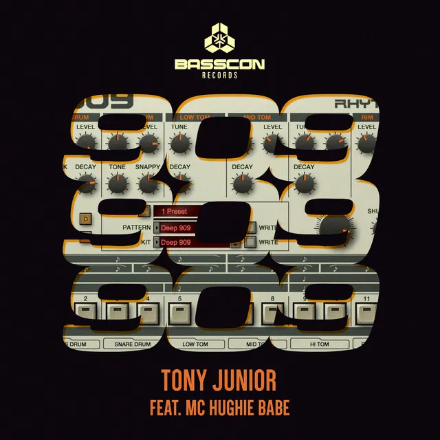 909 (feat. MC Hughie Babe) by Tony Junior, MC Hughie Babe - Hardstyle cover art