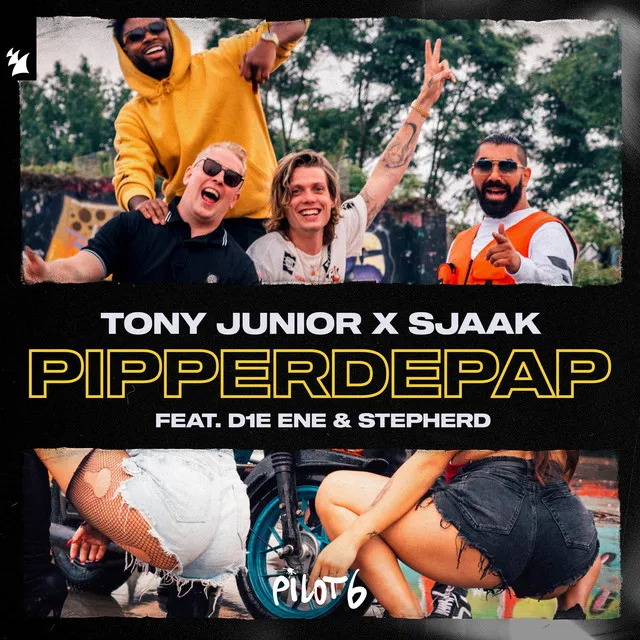 Pipperdepap by Tony Junior, Sjaak, Billy Dans, Stepherd - Hardstyle cover art