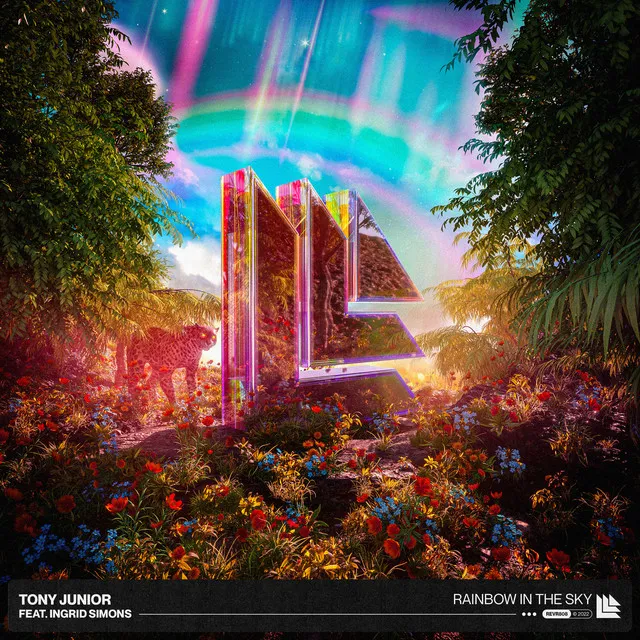 Rainbow In The Sky by Tony Junior, Ingrid Simons - Hardstyle cover art