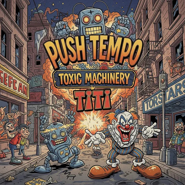 Push Tempo by Toxic Machinery, TITI - Hard Techno cover art