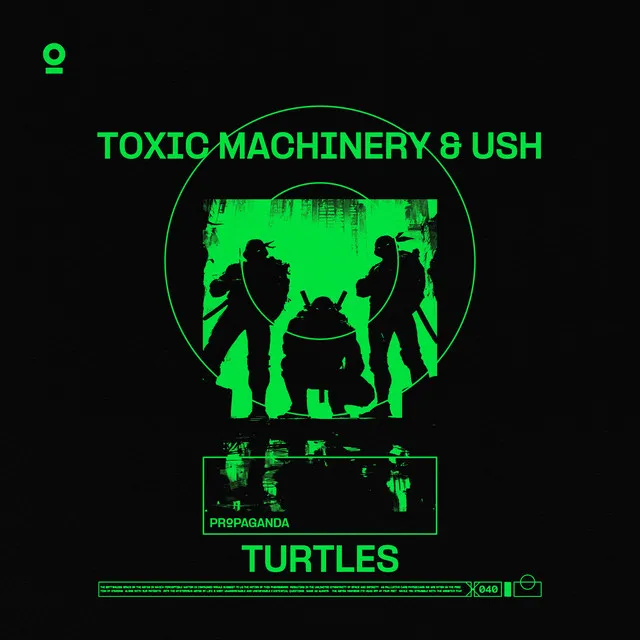 Turtles by Toxic Machinery, USH - Hard Techno cover art